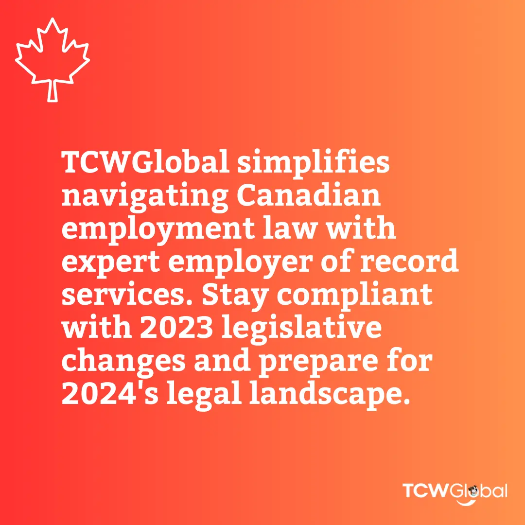 CANADIAN WORKPLACE LAW 2023 Reflections And 2024 Projections New Key   Canada 2.webp